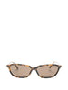 Occhiali da sole Linda Farrow Libby in marrone The attico x linda farrow - donna