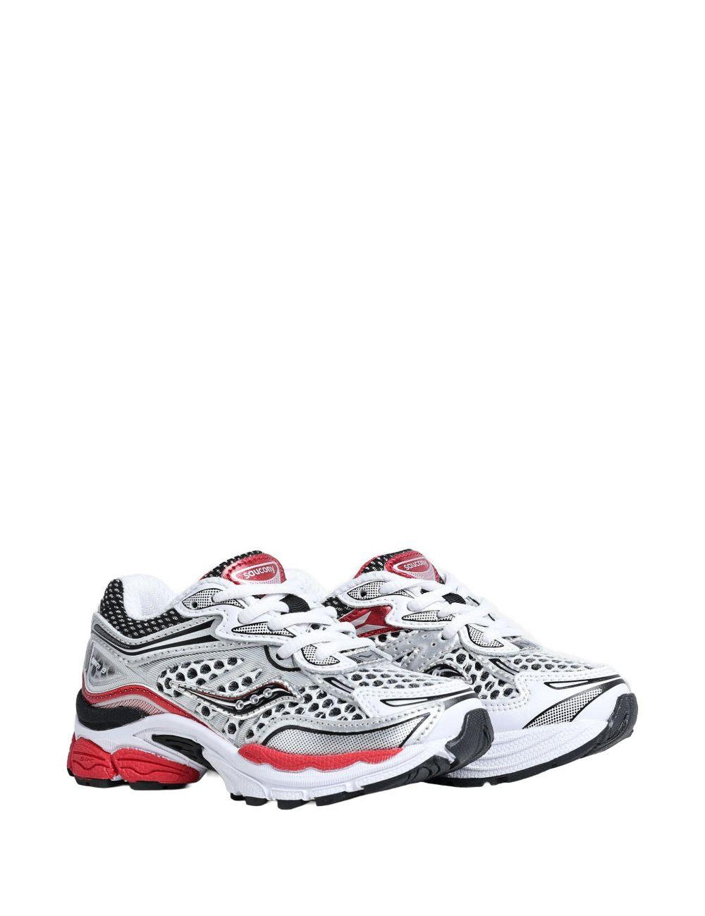 Sneakers con punta rotonda e pannelli in rosso Saucony - uomo 