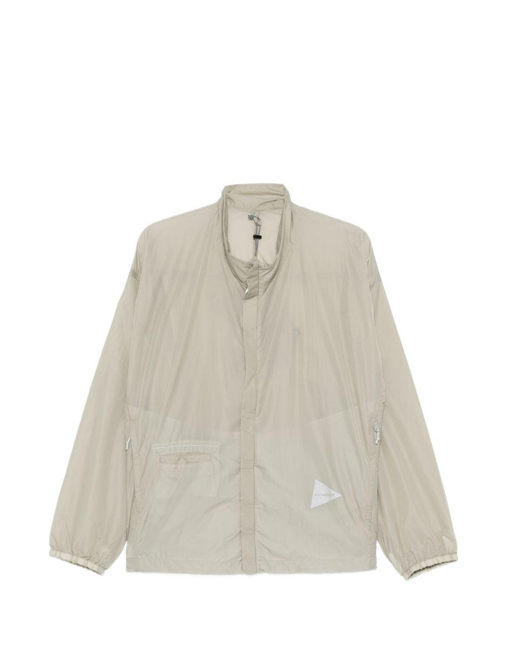Giacca Ripstop in grigio And wander - uomo 
