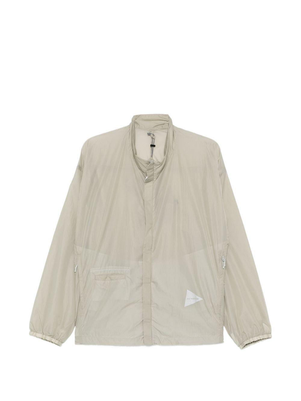 Giacca Ripstop in grigio And wander - uomo 