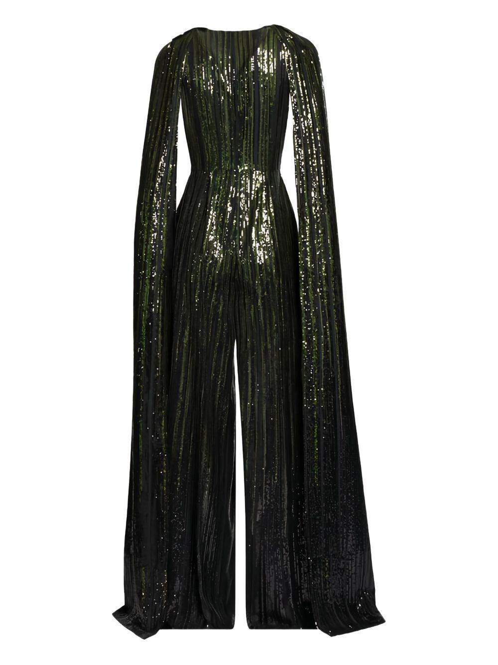 Tuta Intera Con Paillettes in nero Elie saab - donna 
