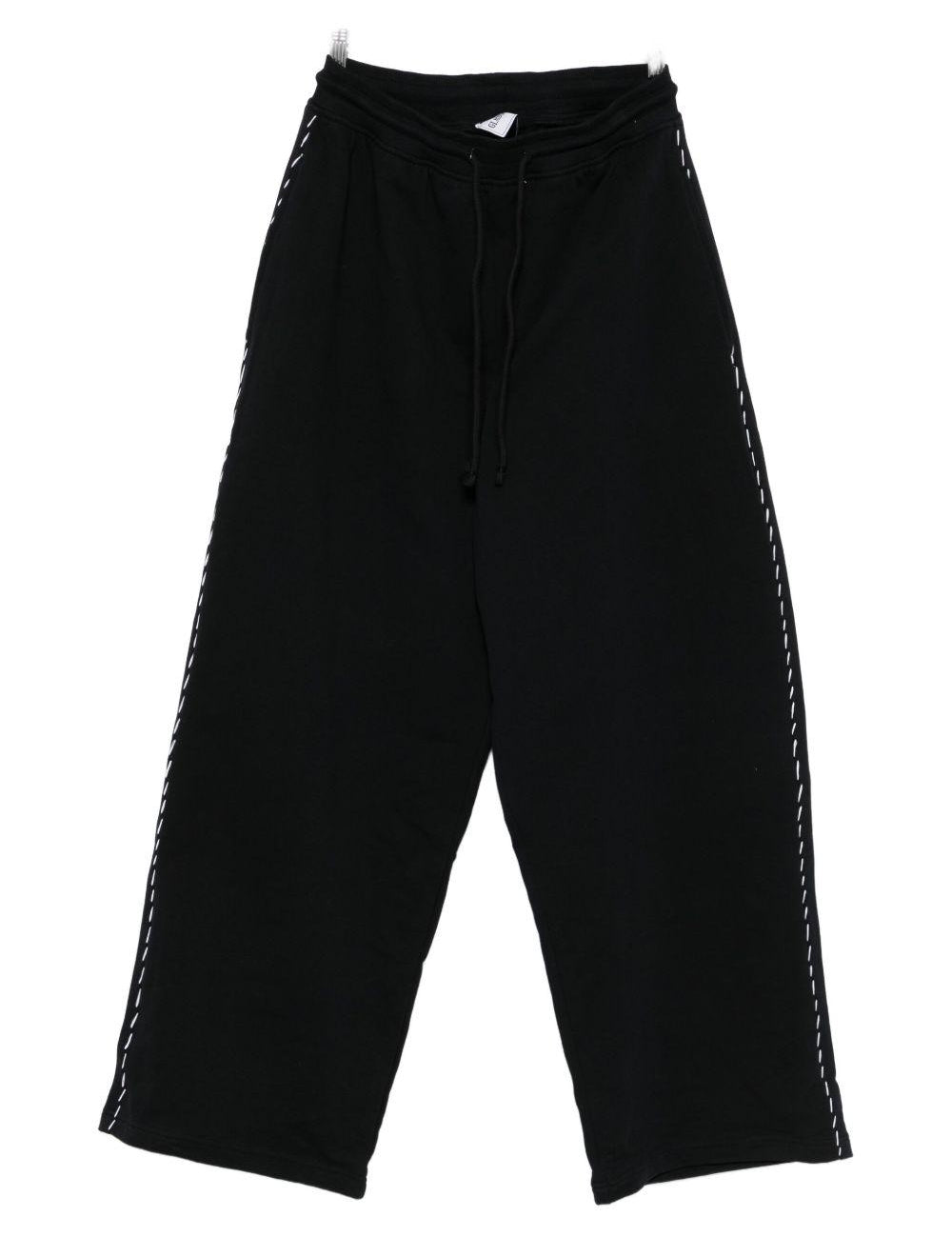 Pantaloni a gamba ampia in nero Glass Cypress - uomo 