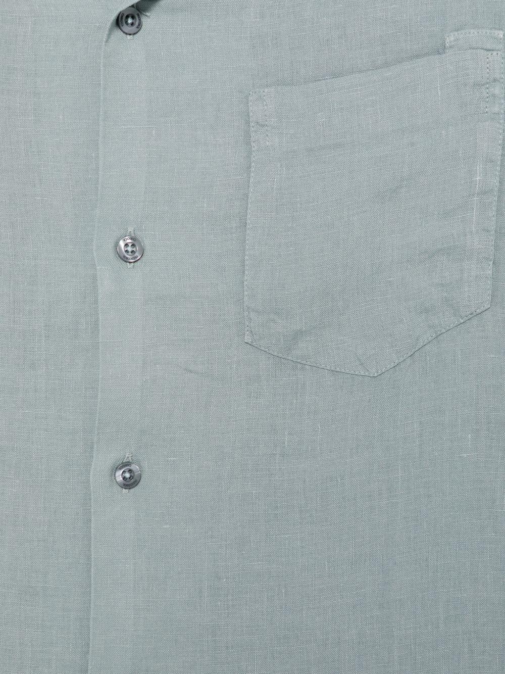 Camicia a maniche corte angelo in blu Frescobol carioca - uomo 