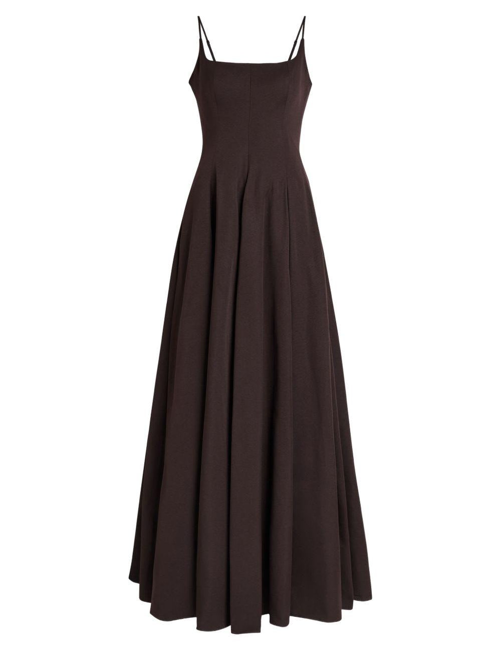 Abito lungo svasato Joy in viola Staud - donna 
