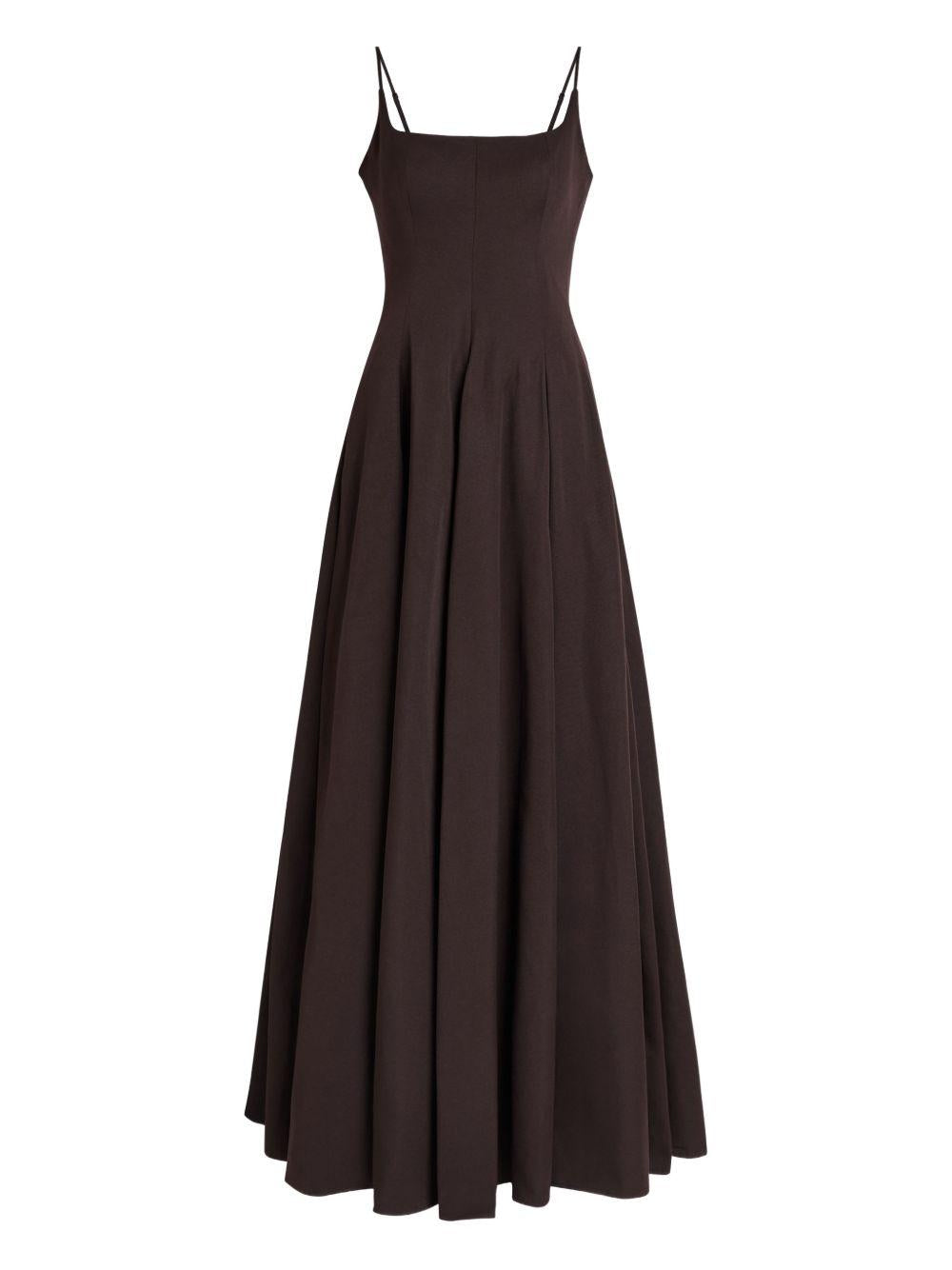 Abito lungo svasato Joy in viola Staud - donna 