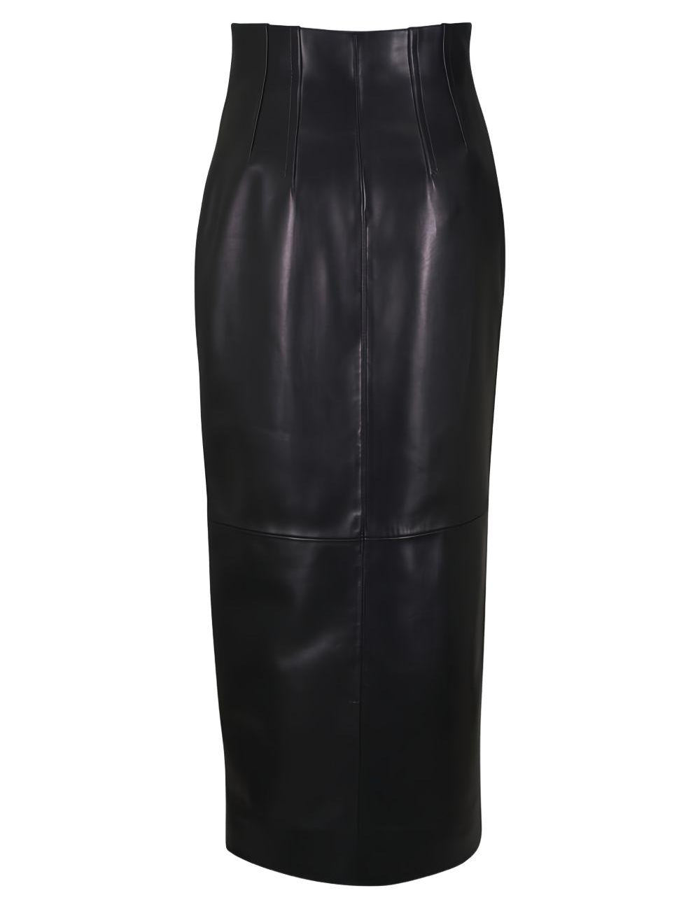 Gonna midi Gres in nero Khaite - donna 