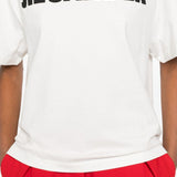 T-shirt con logo in bianco Jil sander - unisex 