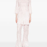 Abito mini con ruches in rosa chiaro GONGDID DESIGN - donna 