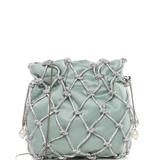Borsa Selene Capri con cristalli in verde Rosantica - donna 