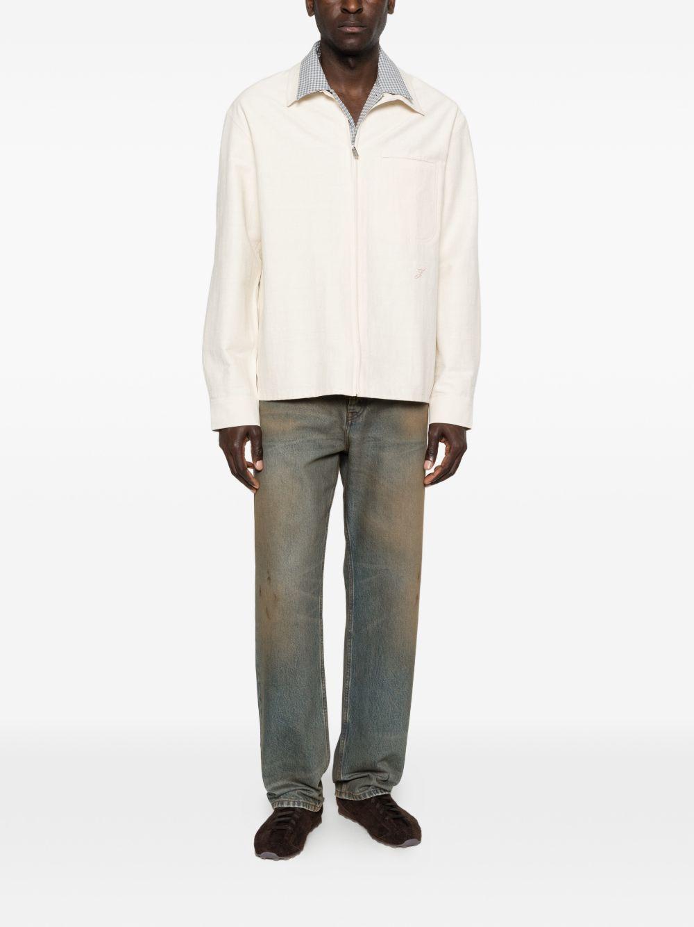 Camicia la chemise mecano in bianco Jacquemus - uomo 