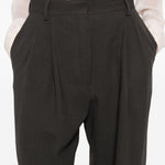 Pantalone a gamba ampia partan in grigio Dries van noten - donna 