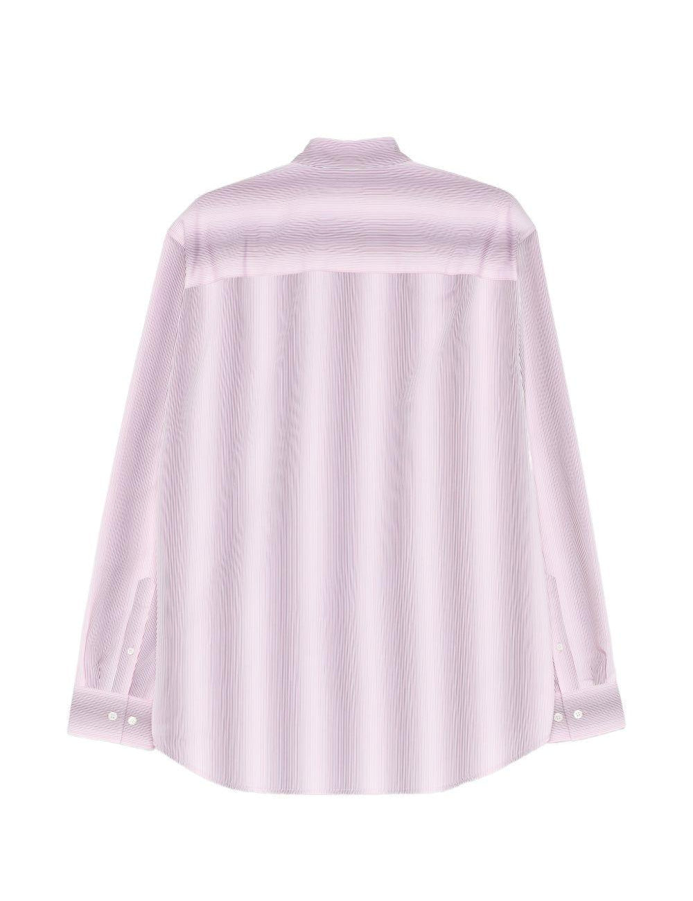 Camicia a righe caper in rosa e bianco Dries van noten - uomo 