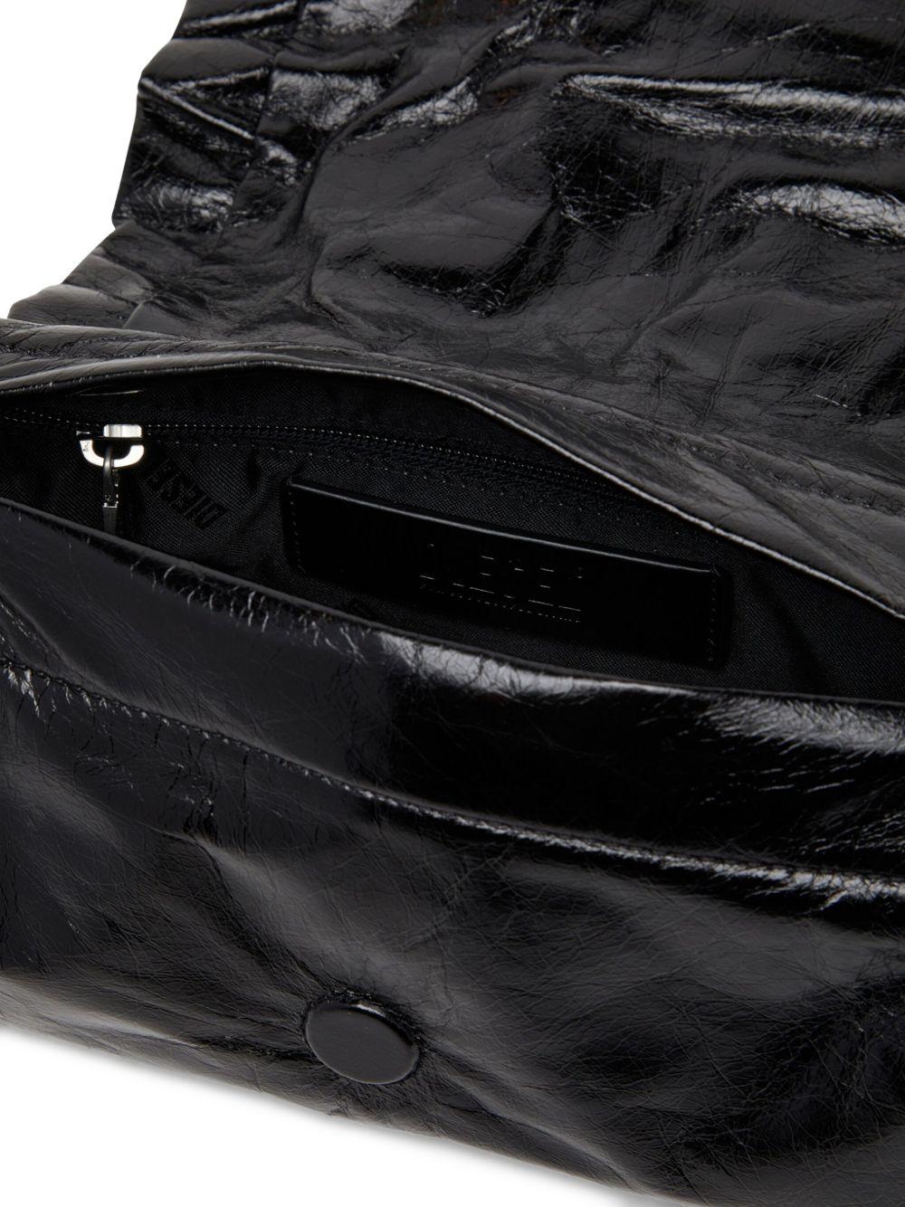 Borsa a spalla Scrunch-D in nero  Diesel - donna 