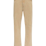 Jeans a cinque tasche in marrone Mm6 maison margiela - uomo 