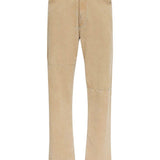 Jeans a cinque tasche in marrone Mm6 maison margiela - uomo 