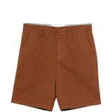 Pantaloncini con parte anteriore piatta in marrone Zegna - uomo 