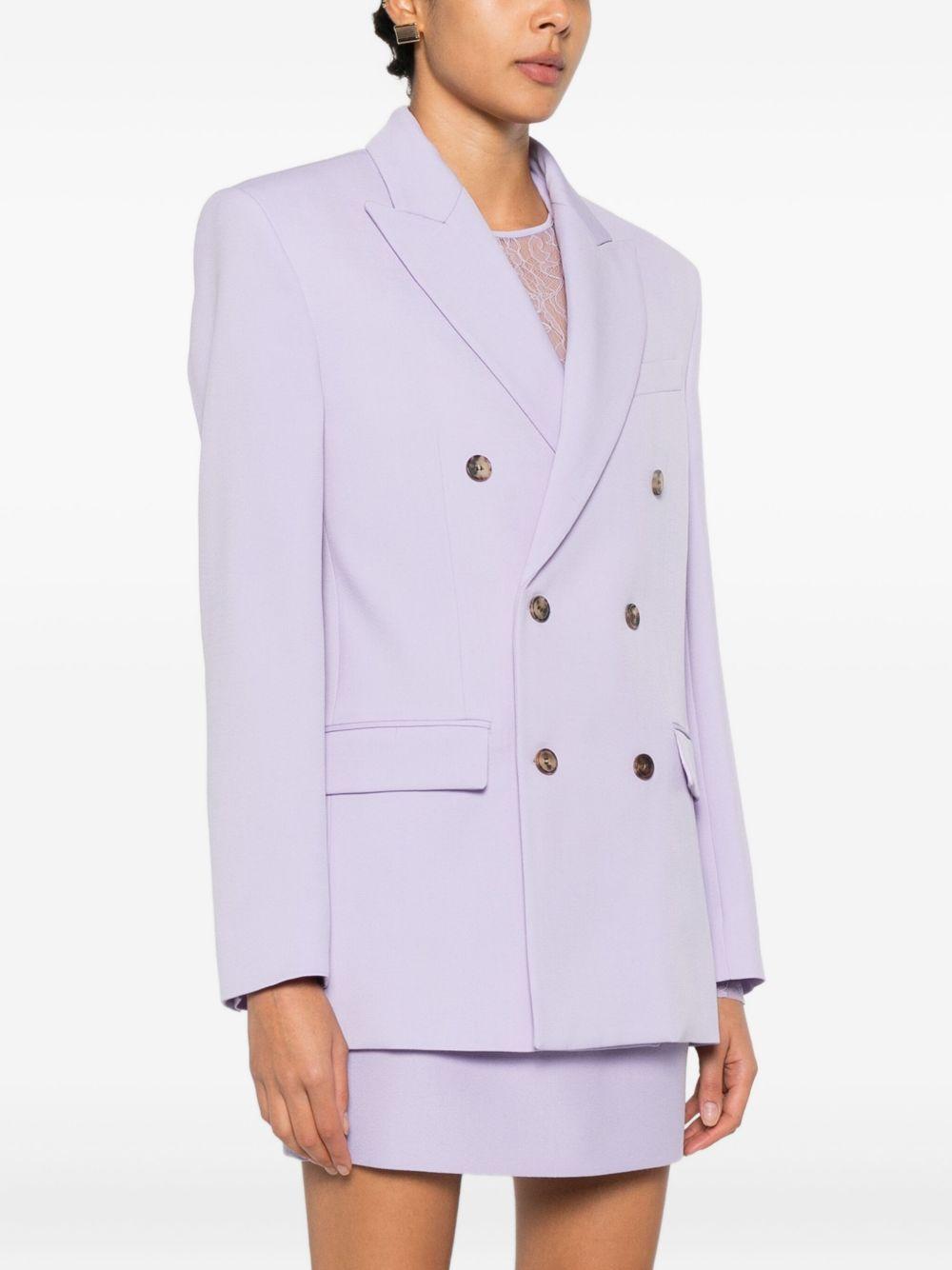 Blazer doppiopetto in lilla Wardrobe.Nyc - donna 