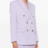 Blazer doppiopetto in lilla Wardrobe.Nyc - donna 
