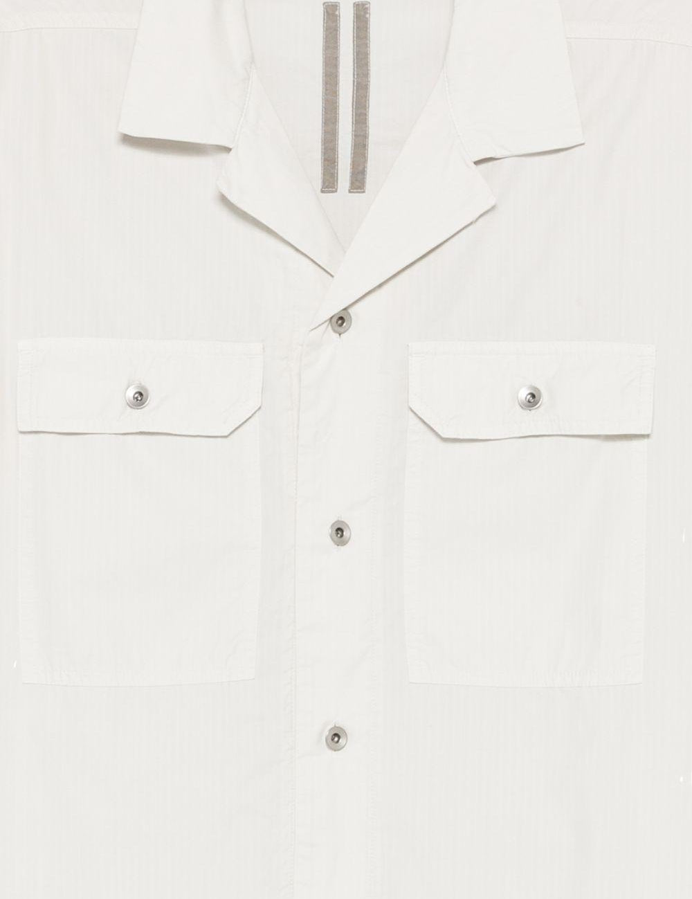 Camicia con tasche in beige Rick owens drkshdw - uomo 
