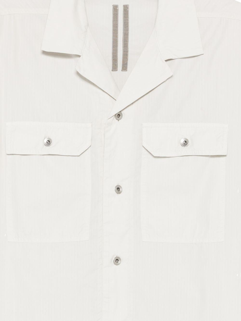 Camicia con tasche in beige Rick owens drkshdw - uomo 