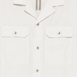 Camicia con tasche in beige Rick owens drkshdw - uomo 