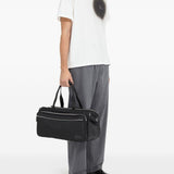 T-shirt con stampa in bainco Mm6 maison margiela - uomo 