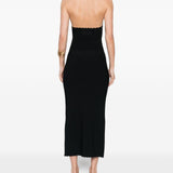 Abito midi tablier in blu scuro Jacquemus - donna 