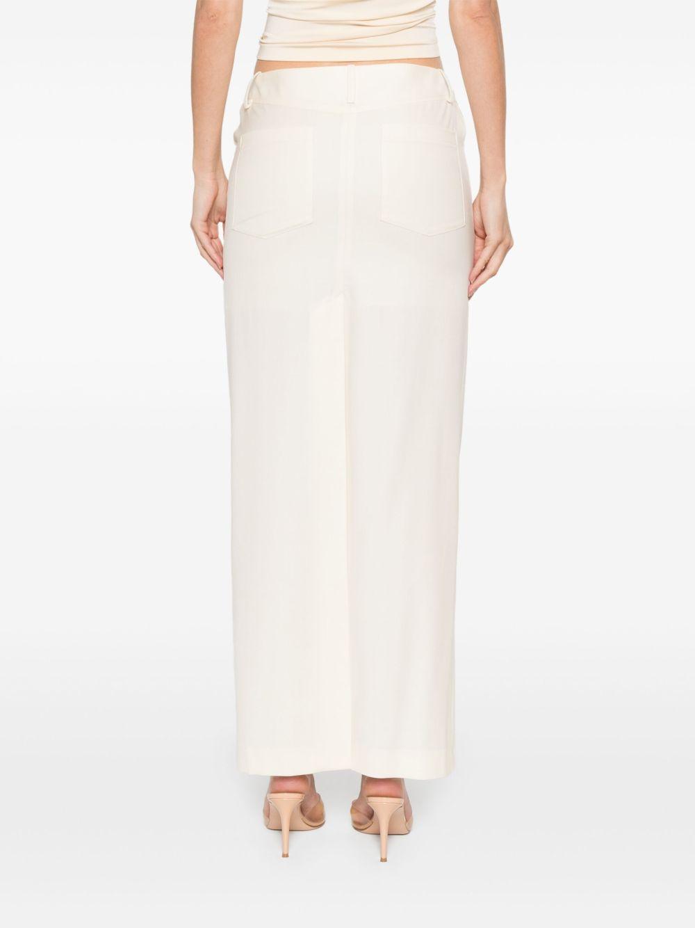 Gonna lunga a tubino in beige Aya Muse - donna 