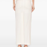 Gonna lunga a tubino in beige Aya Muse - donna 