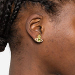 Orecchini valentina orb in verde e oro vivienne westwood - donna 