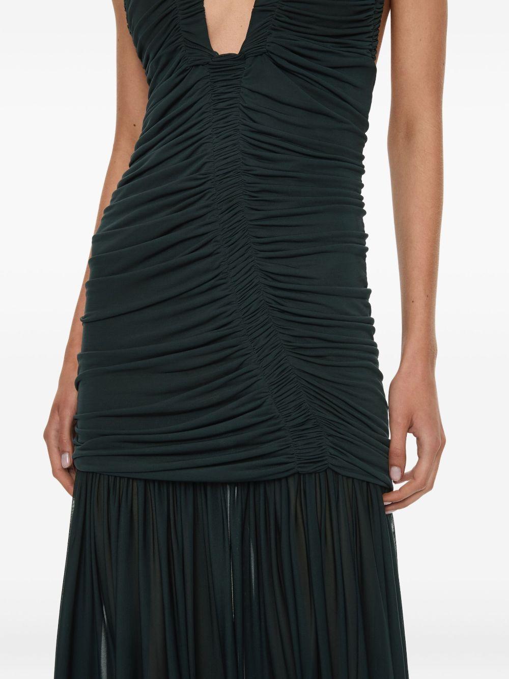 Abito orion con ruches in nero Christopher esber - donna 