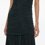 Abito orion con ruches in nero Christopher esber - donna 