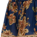 Shorts con stampa paisley aster in blu Zimmermann - donna 