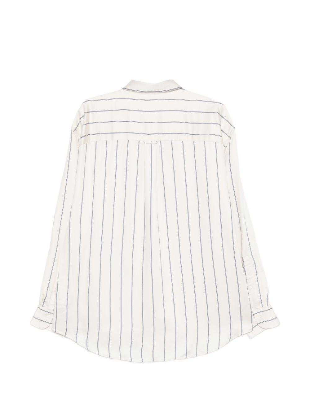 Camicia New Base a righe in bianco crema Sunflower - uomo 