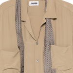 Camicia a maniche corte Pasolini in beige Magliano  - uomo 