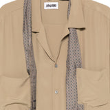 Camicia a maniche corte Pasolini in beige Magliano  - uomo 