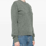 Maglione a strati in verde di Rabanne - donna 