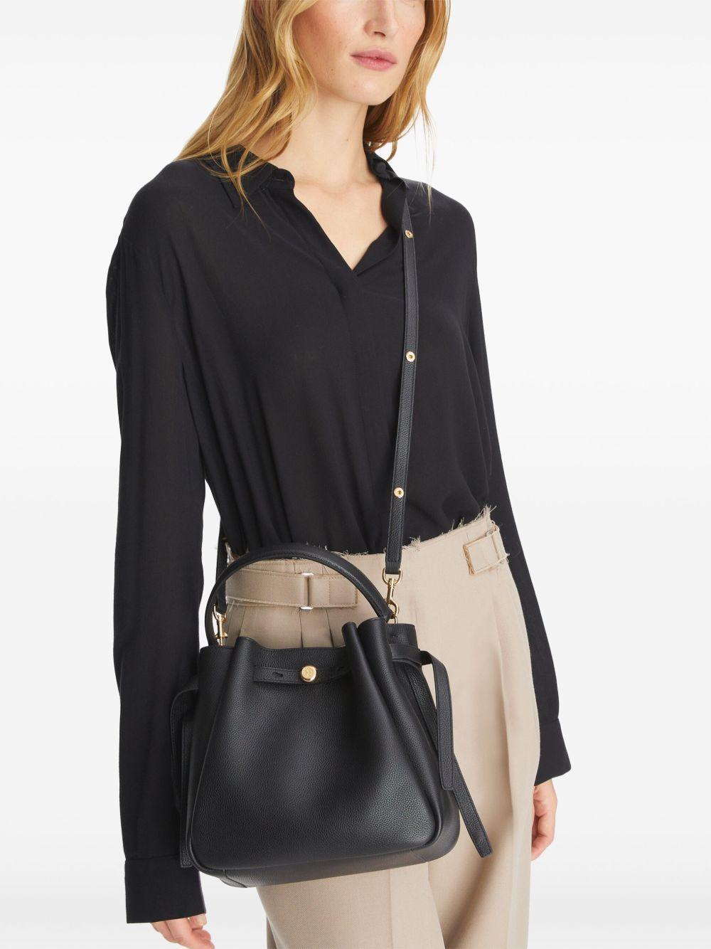 Borsa a mano romy in nero tory burch - donna 