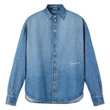 Camicia Denim La Chemise De-nimes Simon in blu 