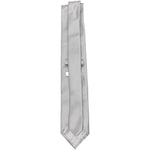 Cravatta satinata in grigio Lardini - uomo 