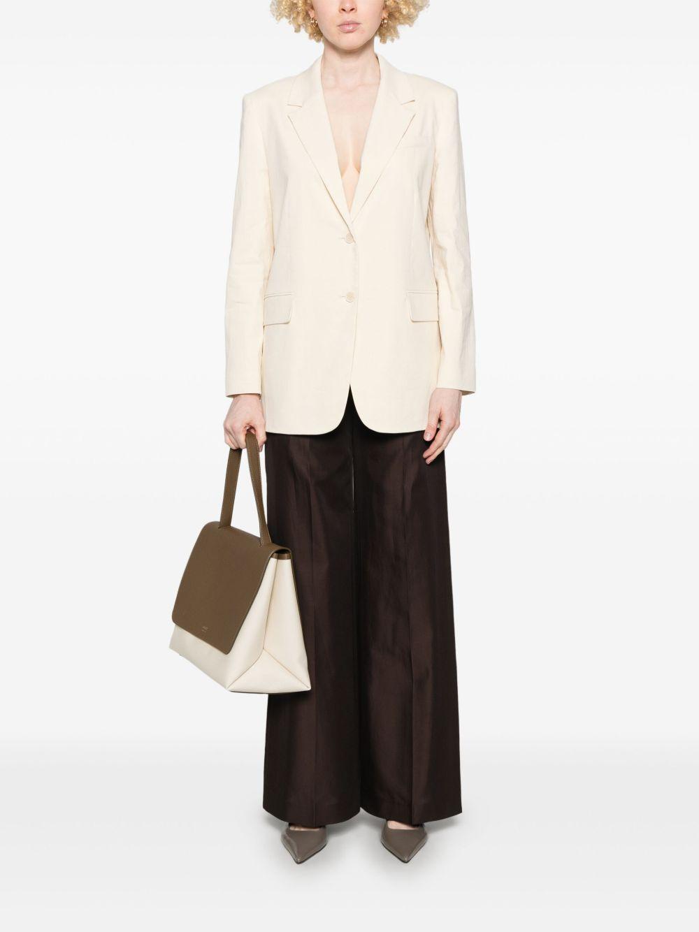 Blazer monopetto in beige chiaro Theory - donna 