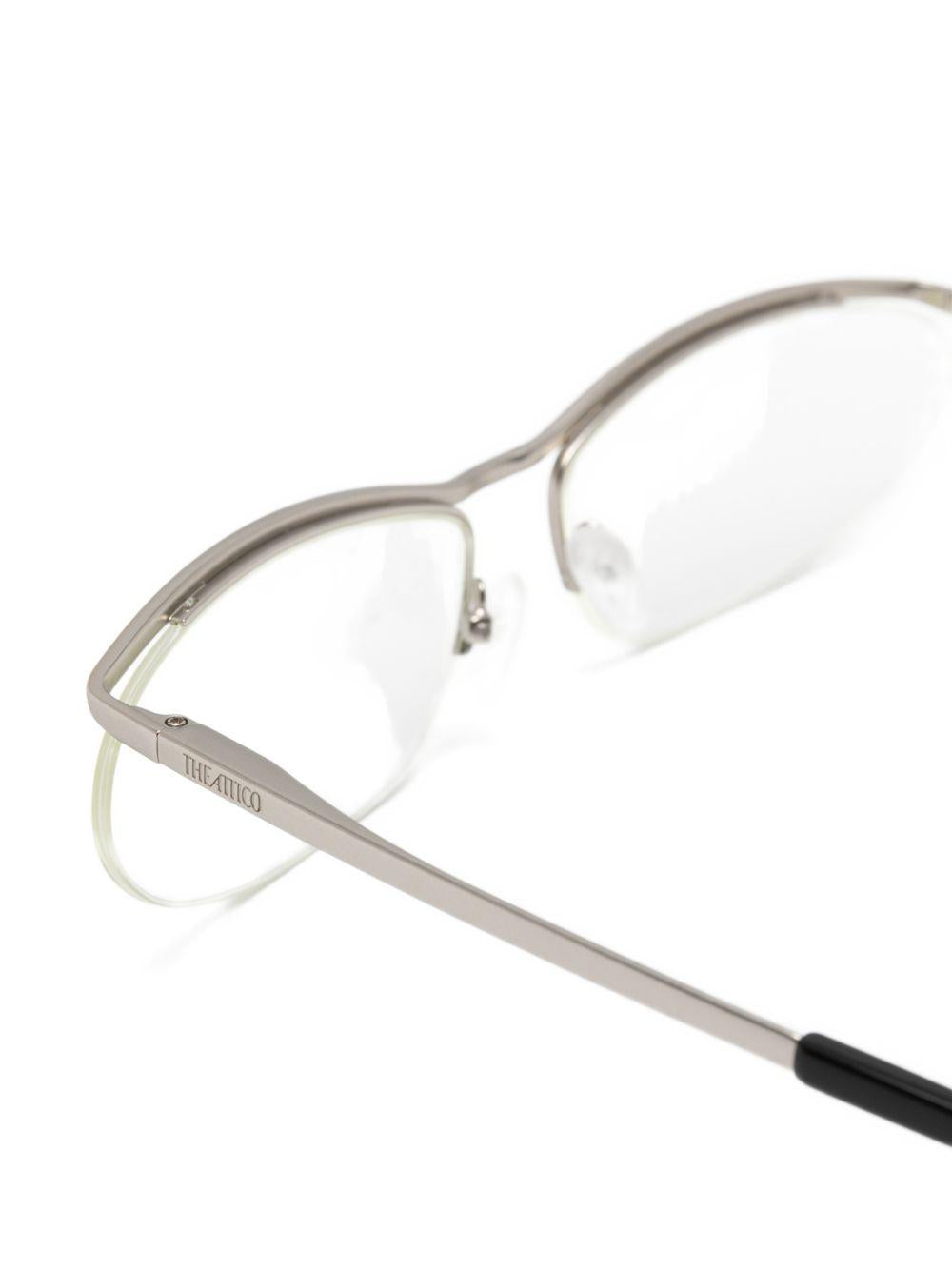 Occhiali Charlotte di Linda Farrow in argento The attico x linda farrow - donna 