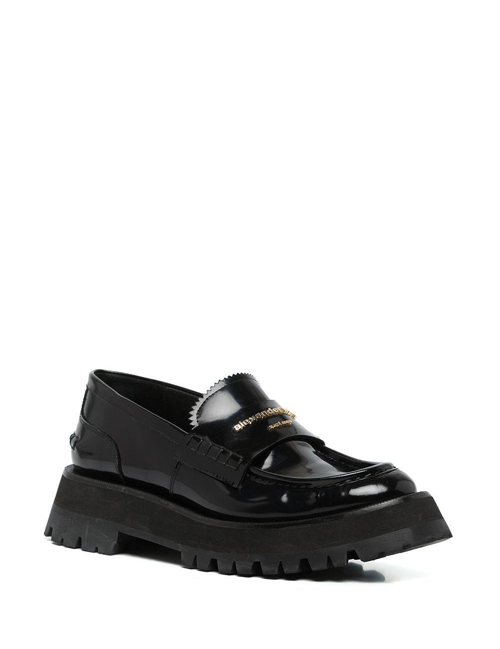 Mocassini Carter con logo in nero Alexander Wang - donna 