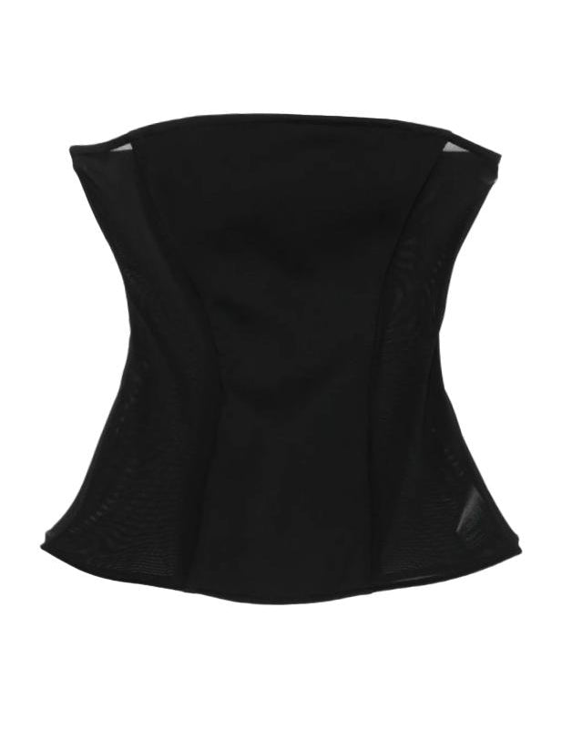 Corsetto in mesh senza spalline in nero Alex perry - donna 
