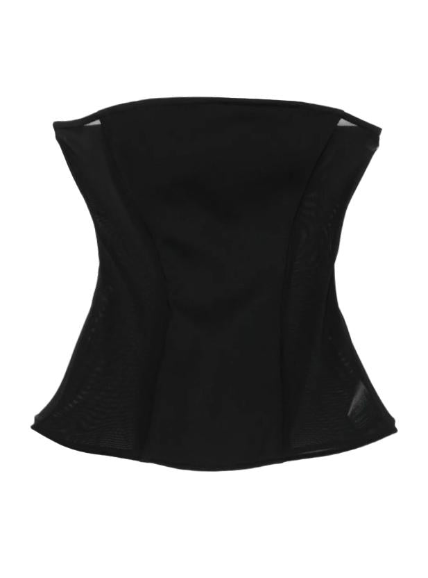 Corsetto in mesh senza spalline in nero Alex perry - donna 