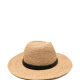 Cappello intrecciato in beige Dragon diffusion x sovani  - donna 