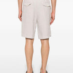 Shorts in lino in beige Brunello cucinelli - uomo 