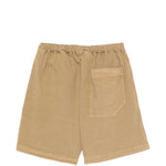 Pantaloncini con logo stampato in marrone Ranra - uomo 