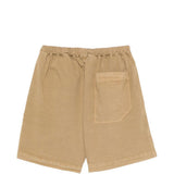 Pantaloncini con logo stampato in marrone Ranra - uomo 