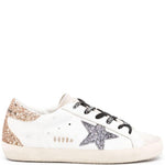 Sneakers super star in bianco, grigio e oro - GOLDEN GOOSE -  donna 